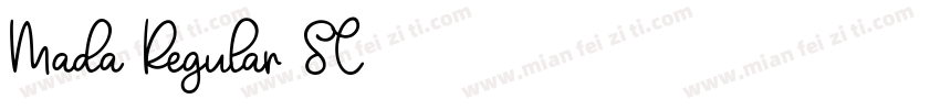 Mada-Regular SC700字体转换